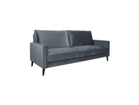 Diivanvoodi ANNA pesukastiga 222x86xH98cm, hall samet