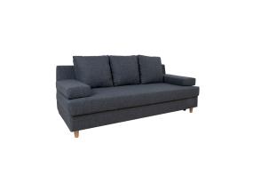 Diivanvoodi VELLA pesukastiga 195x92xH76cm, tumehall