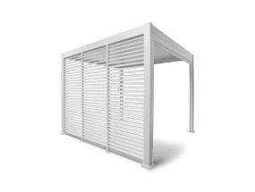 Lamellsein varikatusele MIRADOR-111 3m, valge