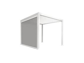 Ruloosein varikatusele MIRADOR 4m, valge/helehall