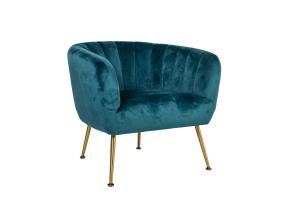 Tugitool TUCKER 78x71xH69cm mereroheline, polüesterkangas, roostevaba teras