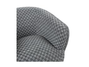 Tugitool ACCENT hall, 77x80xH74cm, polüesterkangas, puit, vineer, metall