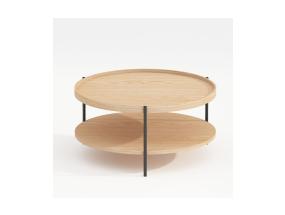 Diivanilaud CINDY D80xH40cm, melamiin tamm