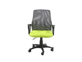 Töötool TREVISO, 59x58xH90-102cm, roheline/hall, polüesterkangas, plastik