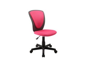 Детский стул BIANCA, 42x51xH82-94см, розовый/темно-серый, полиэстер, искусственная кожа, пластик