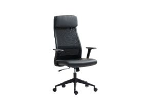 Töötool ELMER 67x62xH113-124cm, must