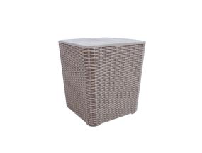 Säilituskast BOCAS 39x39x42cm, hall plastik