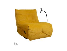 Puhketool WIN-WIN manuaalne recliner 80x95xH90cm, kollane