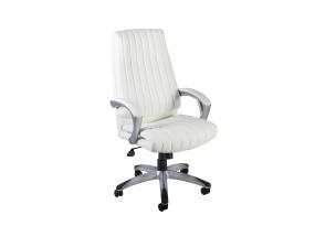 Töötool ELEGANT, 62,5x76,5xH112-119,5cm, valge, kunstnahk, plastik