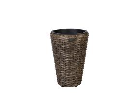 Lillepotiümbris WICKER D28xH40cm, tumepruun