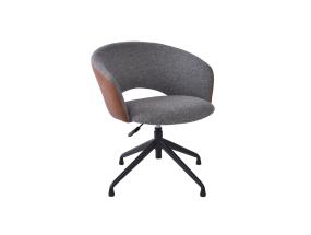 Töötool KARINA ilma ratasteta, hall/helepruun