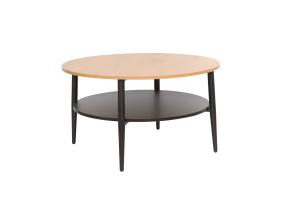 Diivanilaud HECTOR 80x80xH45cm, saar/must