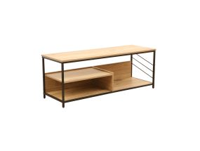 TV laud DIMITRA 120x40xH45cm, rustik/must