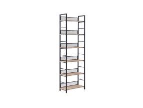 Riiul HECTOR 60x28xH187cm, saar/must