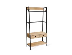 Esikuriiul LAVINIA 84x40xH169cm, saar/must