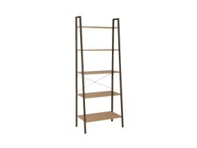 Riiul SANCIA 64x34xH164cm, tamm/pruun