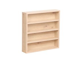 Riiul LESTER 48x10xH47,5cm, hele melamiin