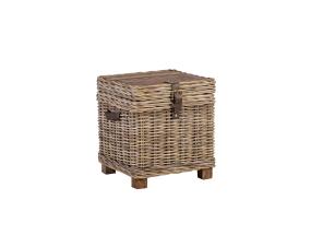 Kirst-abilaud EGROS 42x42xH43cm, naturaalne rotang