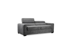 Diivanvoodi KINGSTON 3-kohaline 200x102xH73/92cm, tumehall