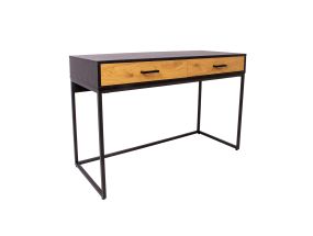 Desk AMSTERDAM 120x50xH79cm, oak/black