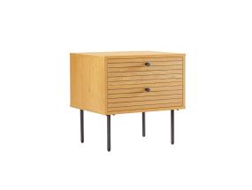 Öökapp LINE 2-sahtliga 50x40xH50cm, tammedekooriga melamiin