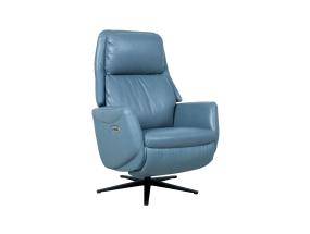 Tugitool DAMIANO elektriline recliner 72x84xH116cm, sinine nahk