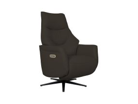 Tugitool DAYANA elektriline recliner 74x84xH115cm, pruun nahk