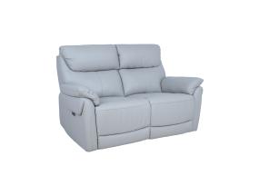 Diivan BOWEN 2-kohaline elektriline recliner 150x86xH102cm, beež naturaalne nahk
