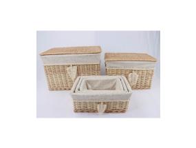 Korv WILLI TASSEL 43x30xH18cm