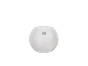Vase CRACK BOWL, D20,5xH16,5cm, cracked glass