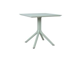 Laud MANGO 80x80xH75cm, rohekashall plastik