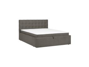 Kontinentaalvoodi LEENA 160x200cm, madratsiga, tumebeeþ, 176x221xH110cm