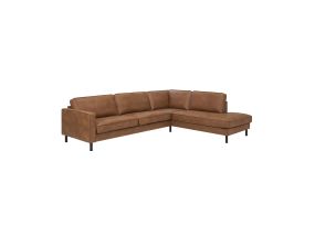 Corner sofa LUCAS RC brown