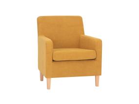 Tugitool LEENE kollane, 68,5x76xH84cm