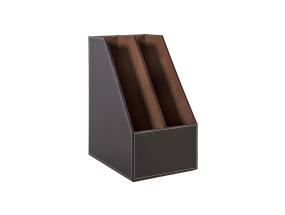 Dokumendihoidja WALTER 18x27xH34cm tumepruun, kunstnahk