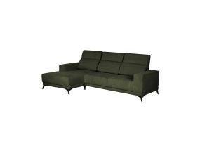 Nurgadiivan DARLA VN 281,5x161/97,5xH104cm, tumeroheline