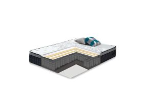 Spring mattress HARMONY DELUX 90x200xH30cm, in roll packaging