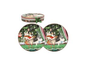 Taldrikud MIA CATS 2tk D25cm, kinkekarbis