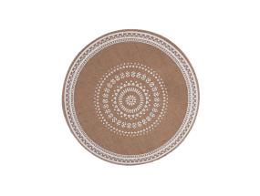 Lauamatt SUN, valge trükk, mix