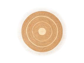 Vaip SELITA D100cm, naturaalne narmastega