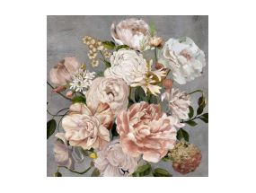 Oil painting 100x100cm, flowers