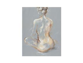 Õlimaal 80x100cm, istuv naine