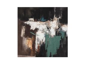 Õlimaal 120x120cm, abstraktne õhtu