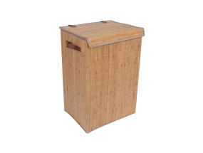 Pesukast MAX BAMBOO 40x30xH60cm, kaanega, bambusest