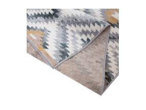 Carpet FERRERA-2, 100x150cm, gray/brown diamond