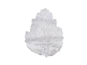 Lauamatt BIG LEAF, 36x45cm, hõbe