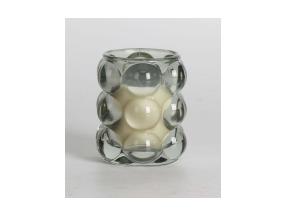 Lõhnaküünal klaasis NATURE GREEN H9,2cm, Evergreen