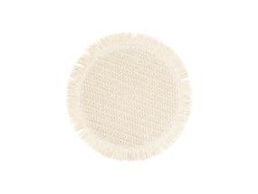 Lauamatt SUZAN D38cm jute, valge