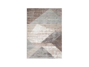 Vaip KIGALI-2, 133x190cm, sinine/pruun romb