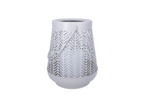 LED-latern WINGS GLENN D15xH18cm beež, taimer 6h